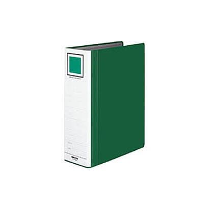 チューブファイル<エコツインR>用替表紙A4縦80mm収容緑 フ-RH680G