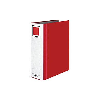 チューブファイル<エコツインR>用替表紙A4縦80mm収容赤 フ-RH680R