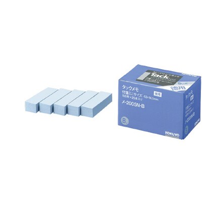 タックメモ徳用付箋タイプ52Ｘ14.5mm100枚Ｘ25本 メ-2005N-B