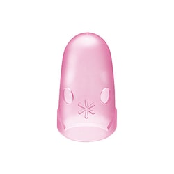 キャップ型紙めくり｢メクリンキャップ｣Sサイズ3個透明ピンク メク-25TP