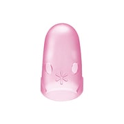 キャップ型紙めくり「メクリンキャップ」Sサイズ3個透明ピンク メク-25TP