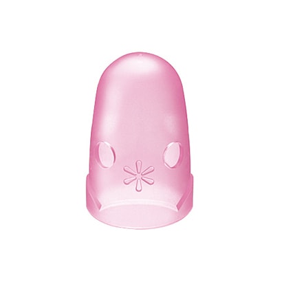 キャップ型紙めくり｢メクリンキャップ｣Mサイズ3個透明ピンク メク-26TP