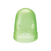 キャップ型紙めくり「メクリンキャップ」Lサイズ3個透明グリーン メク-27TG