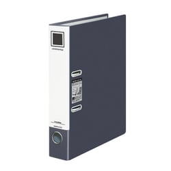 レバッチファイル(貼り表紙タイプ) A4縦 収容寸法28mm 収容枚数280枚 2穴 ダークグレー フ-AL280DM