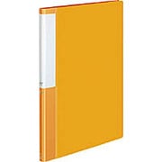 クリヤーブック POSITY(ポジティ) 固定式 A4 20枚 オレンジ P3ラ-L20NYR