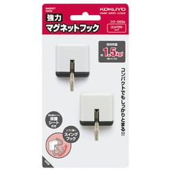 強力マグネットフック 白 1.5kg フク-263W