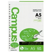 キャンパス ルーズリーフ(さらさら書ける)5mm方眼罫 A5 60枚 ノ-807S-5N
