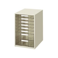 レターケース透明プラスチック引出しタイプA4タテ浅6深2段 LC-G608M