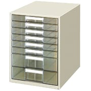 レターケース透明プラスチック引出しタイプB4タテ浅6深2段 LC-BG608M
