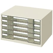 レターケース透明プラスチック引出しタイプB4ヨコ 5段 LC-YBG5M