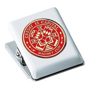 マグネットクリップ超特大 口幅56mm 赤 クリ-61NR