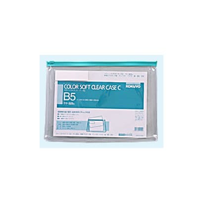 カラーソフトクリヤーケースCマチ付 B5 クケ-325G