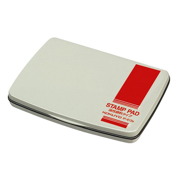 スタンプ台 顔料タイプ大形 盤面108x66mm赤 IP-613RZ