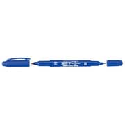 油性マーカー 細字ツイン 0.8mm/0.5mm 青 PM-41B