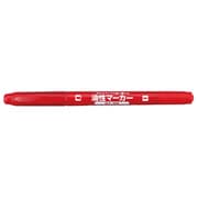 油性マーカー 細字ツイン 0.8mm/0.5mm 赤 PM-41R