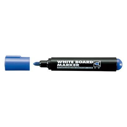 ホワイトボード用マーカー 中字 2.1～2.6mm 青 PM-B102NB