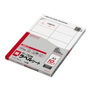 ワープロ用紙ラベル キヤノン用 A4 10面 100枚 タイ-2175N-W