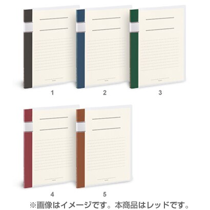 ノート型スリムバインダー　レッド KPE557R