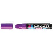 蛍光ボードマーカー 太字・平芯 8.0mm バイオレット LBM281V