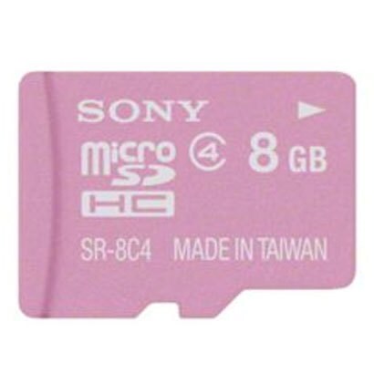 microSDHCメモリーカード8GBClass4ピンク SR-8A4P