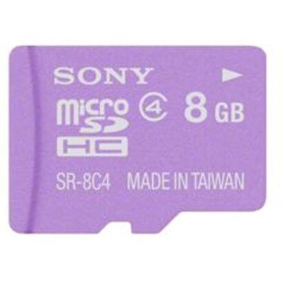 microSDHCメモリーカード8GBClass4バイオレット SR-8A4V