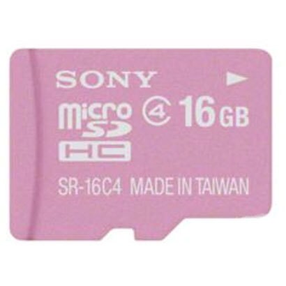 microSDHCメモリーカード16GBClass4ヒンク SR-16A4P