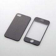 PS-A11ALPBK [iPhone4S用アルミパネル ブラック]