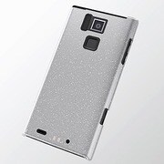 REGZA Phone T-02D用シェルカバー ラメクリア PM-T02PVBCR