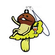 なめこ栽培キット ラバーストラップ [なめこのコシカケ]