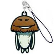 なめこ栽培キット ラバーストラップ [ニガクリタケ]