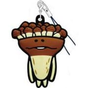 なめこ栽培キット ラバーストラップ [群生なめこ]