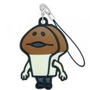なめこ栽培キット ラバーストラップ [ダンボールなめこ]