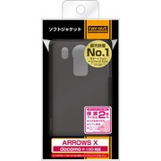 docomo ARROWS X F-10D用 ソフトジャケット マットブラック RT-F10DC6/B