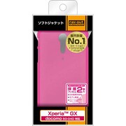 RT-SO04DC6/P [docomo Xperia GX SO-04D用 ソフトジャケット マットピンク]
