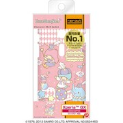 RT-SRSO04DA/TP [docomo Xperia GX SO-04D用 サンリオ･シェルジャケット リトルツインスターズ]