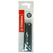 STABILO ボールペン マラソン318リフィル 0.3mm 替芯 ブラック 5本入り 3180F546