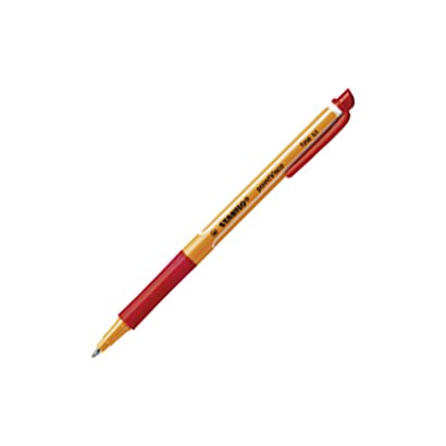 水性ゲルインキ ローラーボールペン ポイントビスコ 中字 0.5mm レッド 1099-40