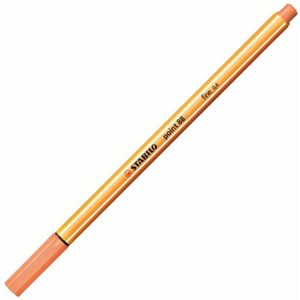 水性サインペン ポイント88 細字 0.4mm アプリコット 88-26