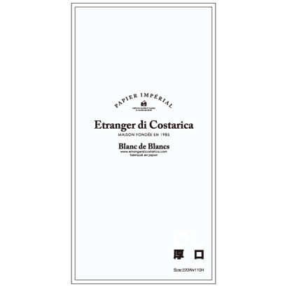 DL封筒(厚口) BLANC DE BLANCS(ブラン・ド・ブラン) スノー EN100-DL-01
