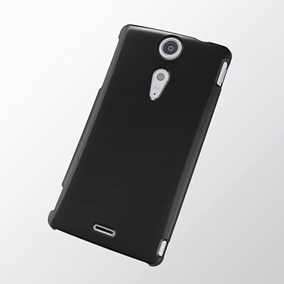 PD-SOX8PVBK [Xperia GX SO-04D用シェルカバー ブラック]