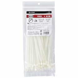 ロックタイ白 150mm 100本入り LT-150W100WH