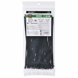 ヨドバシ.com - オーム電機 OHM ロックタイ黒 200mm 100本入り