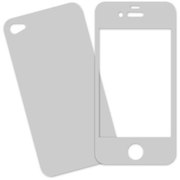 iCF01SV [iPhone4S用カラーシールシルバー]