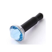 RBOT053 [iPhone/スマートフォン用 3.5mmステレオ端子キャップ Jewery Cap スカイブルー]
