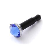 RBOT056 [iPhone/スマートフォン用 3.5mmステレオ端子キャップ Jewery Cap ブルー]