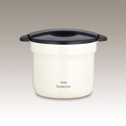 サーモス　シャトルシェフ　KBF-4500  オフホワイト Amazon｜THERMOS 真空保温調理器 シャトルシェフ 4.3L オフ