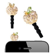 「PLUG APLI」りんご(gd×ライトコロラドトパーズ) [イヤホンジャックアクセサリー]
