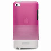iPodTouch第4世代ティンテッドハードケース ラバーコーテイング ピンク iCC618PNK