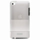 iPodTouch第4世代ティンテッドハードケース ラバーコーテイング ホワイト iCC618WHT