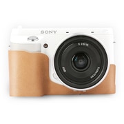 ナチュラルブラウン SONY NEX-F3用カメラケース(リストストラップ付き)